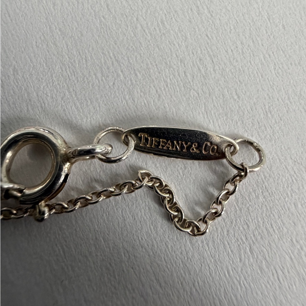 Tiffany & Co. Silver Initial Necklace - Picture 6 of 7